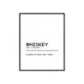 Picture of Quote Whiskey Censored _GroupedProduct_Rectangle_Portrait_Canvas_Framed_