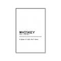 Picture of Quote Whiskey Censored _GroupedProduct_Rectangle_Portrait_Canvas_Framed_