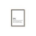 Picture of Quote Gin Question _GroupedProduct_Rectangle_Portrait_Canvas_Framed_