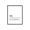 Picture of Quote Gin Question _GroupedProduct_Rectangle_Portrait_Canvas_Framed_