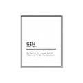 Picture of Quote Gin Question _GroupedProduct_Rectangle_Portrait_Canvas_Framed_
