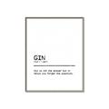 Picture of Quote Gin Question _GroupedProduct_Rectangle_Portrait_Canvas_Framed_