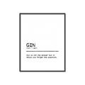 Picture of Quote Gin Question _GroupedProduct_Rectangle_Portrait_Canvas_Framed_