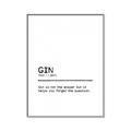 Picture of Quote Gin Question _GroupedProduct_Rectangle_Portrait_Canvas_Framed_