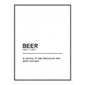 Picture of Quote Beer Stories _GroupedProduct_Rectangle_Portrait_Canvas_Framed_