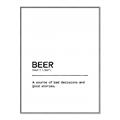Picture of Quote Beer Stories _GroupedProduct_Rectangle_Portrait_Canvas_Framed_