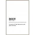 Picture of Quote Beer Stories _GroupedProduct_Rectangle_Portrait_Canvas_Framed_