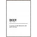 Picture of Quote Beer Stories _GroupedProduct_Rectangle_Portrait_Canvas_Framed_