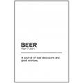 Picture of Quote Beer Stories _GroupedProduct_Rectangle_Portrait_Canvas_Framed_