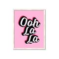 Picture of Ooh La La _GroupedProduct_Rectangle_Portrait_Framed_Matted_