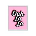 Picture of Ooh La La _GroupedProduct_Rectangle_Portrait_Framed_Matted_