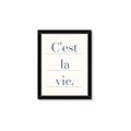 Picture of C'est La Vie II _GroupedProduct_Rectangle_Portrait_Framed_Matted_