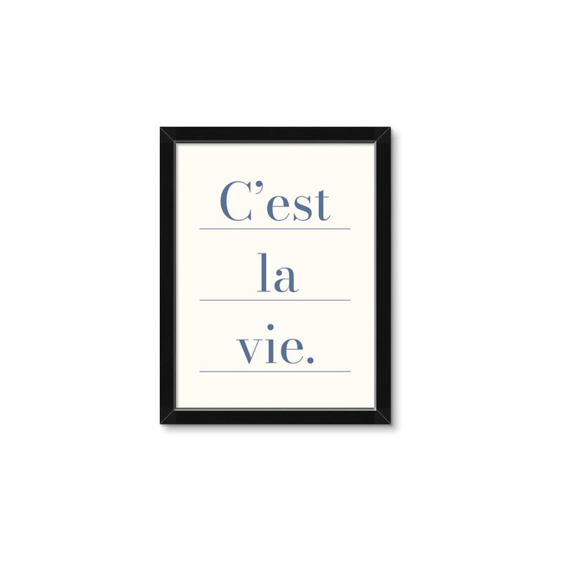 Picture of C'est La Vie II _GroupedProduct_Rectangle_Portrait_Framed_Matted_