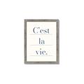 Picture of C'est La Vie II _GroupedProduct_Rectangle_Portrait_Framed_Matted_