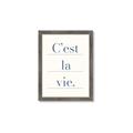 Picture of C'est La Vie II _GroupedProduct_Rectangle_Portrait_Framed_Matted_