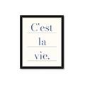 Picture of C'est La Vie II _GroupedProduct_Rectangle_Portrait_Framed_Matted_