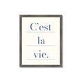 Picture of C'est La Vie II _GroupedProduct_Rectangle_Portrait_Framed_Matted_