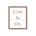 Picture of C'est La Vie II _GroupedProduct_Rectangle_Portrait_Framed_Matted_