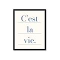 Picture of C'est La Vie II _GroupedProduct_Rectangle_Portrait_Framed_Matted_
