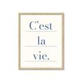 Picture of C'est La Vie II _GroupedProduct_Rectangle_Portrait_Framed_Matted_