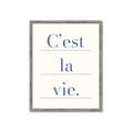Picture of C'est La Vie II _GroupedProduct_Rectangle_Portrait_Framed_Matted_