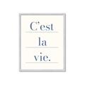 Picture of C'est La Vie II _GroupedProduct_Rectangle_Portrait_Framed_Matted_