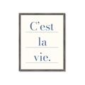 Picture of C'est La Vie II _GroupedProduct_Rectangle_Portrait_Framed_Matted_