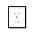 Picture of C'est La Vie II _GroupedProduct_Rectangle_Portrait_Framed_Matted_