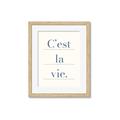 Picture of C'est La Vie II _GroupedProduct_Rectangle_Portrait_Framed_Matted_
