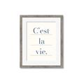 Picture of C'est La Vie II _GroupedProduct_Rectangle_Portrait_Framed_Matted_