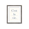 Picture of C'est La Vie II _GroupedProduct_Rectangle_Portrait_Framed_Matted_