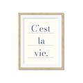 Picture of C'est La Vie II _GroupedProduct_Rectangle_Portrait_Framed_Matted_