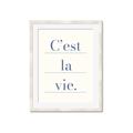 Picture of C'est La Vie II _GroupedProduct_Rectangle_Portrait_Framed_Matted_