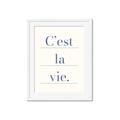 Picture of C'est La Vie II _GroupedProduct_Rectangle_Portrait_Framed_Matted_