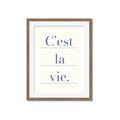 Picture of C'est La Vie II _GroupedProduct_Rectangle_Portrait_Framed_Matted_