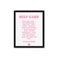 Picture of Pink Self Care _GroupedProduct_Rectangle_Portrait_Framed_Matted_