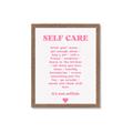 Picture of Pink Self Care _GroupedProduct_Rectangle_Portrait_Framed_Matted_