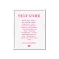 Picture of Pink Self Care _GroupedProduct_Rectangle_Portrait_Framed_Matted_