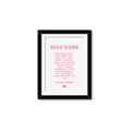 Picture of Pink Self Care _GroupedProduct_Rectangle_Portrait_Framed_Matted_