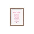 Picture of Pink Self Care _GroupedProduct_Rectangle_Portrait_Framed_Matted_