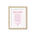 Picture of Pink Self Care _GroupedProduct_Rectangle_Portrait_Framed_Matted_