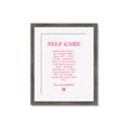 Picture of Pink Self Care _GroupedProduct_Rectangle_Portrait_Framed_Matted_