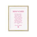 Picture of Pink Self Care _GroupedProduct_Rectangle_Portrait_Framed_Matted_