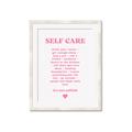 Picture of Pink Self Care _GroupedProduct_Rectangle_Portrait_Framed_Matted_