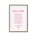 Picture of Pink Self Care _GroupedProduct_Rectangle_Portrait_Framed_Matted_