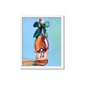 Picture of My Rosé Bottle _GroupedProduct_Rectangle_Portrait_Framed_Matted_