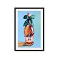 Picture of My Rosé Bottle _GroupedProduct_Rectangle_Portrait_Framed_Matted_
