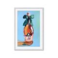 Picture of My Rosé Bottle _GroupedProduct_Rectangle_Portrait_Framed_Matted_