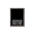 Picture of Coffee or Vodka _GroupedProduct_Rectangle_Portrait_Framed_Matted_