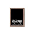 Picture of Coffee or Vodka _GroupedProduct_Rectangle_Portrait_Framed_Matted_